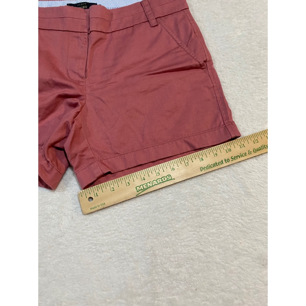 J.Crew Chino Shorts Womens 2 Dusty Rose Pink 100% Cotton Style 82043 FA 15 - Picture 2 of 9